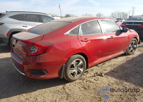 2020 Honda Civic Lx from USA, damaged, VIN 19XFC2F68LE009498